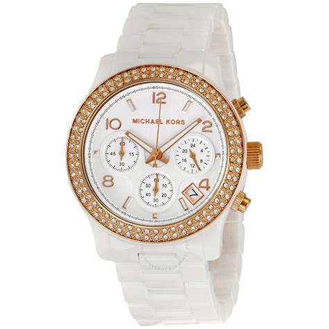 michael kors white dial